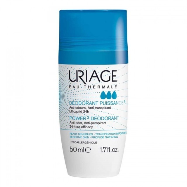 URIAGE DEODORANT PUISSANCE 3 ROLL ON 50ML