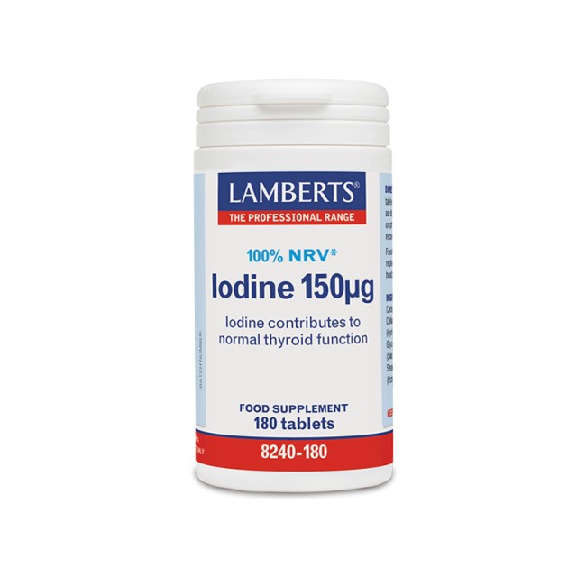 Lamberts Iodine 150μg 180 ταμπλέτες