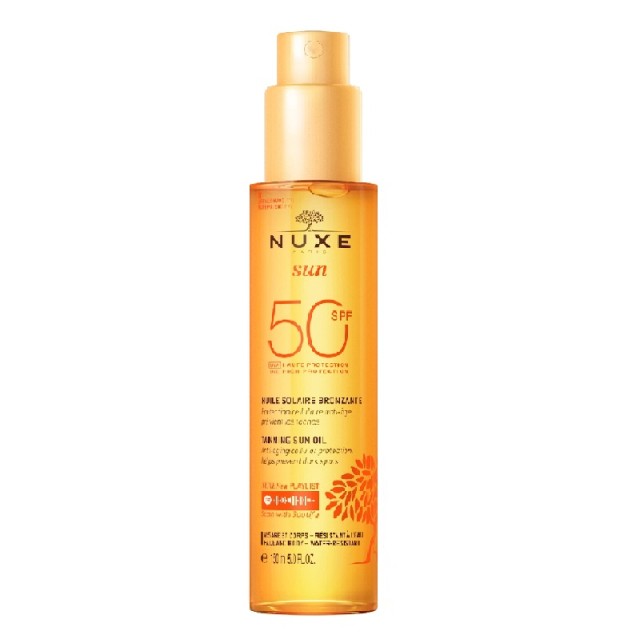 Nuxe Sun Αντηλιακό Λάδι Προσώπου SPF50 σε Spray 150ml