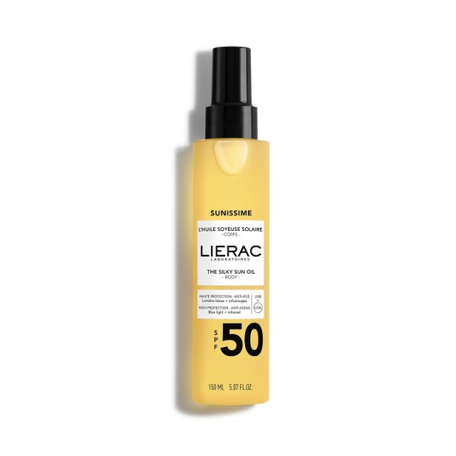 Lierac Sunissime The Silky Sun Body Oil  SPF50 Το Μεταξένιο Αντηλιακό Λάδι Σώματος 150ml