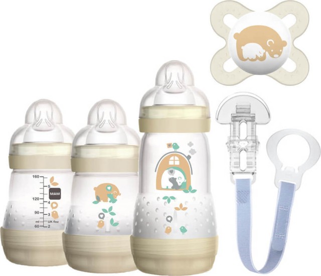 Mam Mam Welcome To The World Gift Set Μπεζ 0m+ 260ml