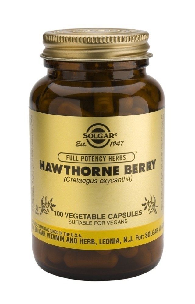 SOLGAR HAWTHORNE BERRY veg.caps 100s