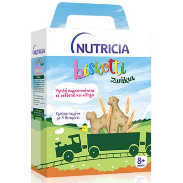 Nutricia Biskotti Ζωάκια 8m+ 180gr