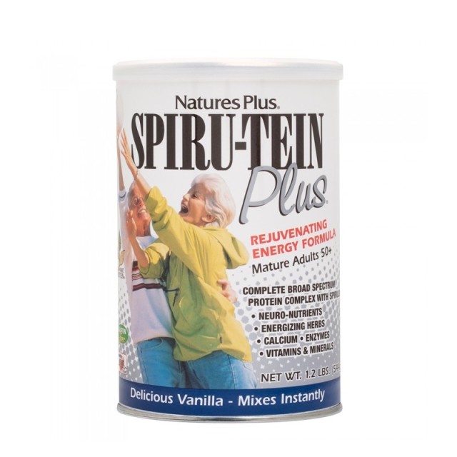 Natures Plus Spiru-Tein Plus Shake Χωρίς Γλουτένη με Γεύση Βανίλια 544gr