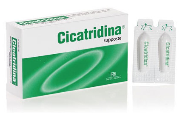 Cicatridina Supposte Υπόθετα με Υαλουρονικό Οξύ για τον Ορθό, 10 ovules x 2gr