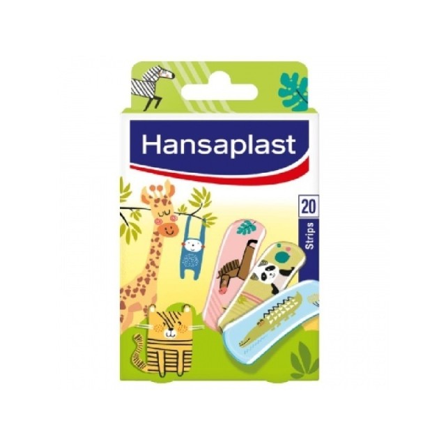 Hansaplast Kids Επιθέματα Παιδικά με Σχέδιο Animals, 20τμχ