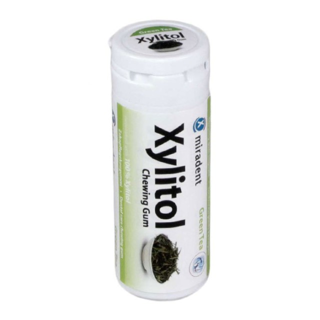 Euromed Xylitol Οδοντότσιχλα Green Tea 30gums