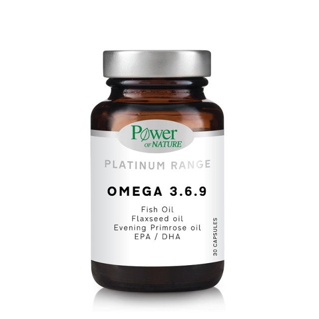 Power Health Classics Platinum Range Omega 3 6 9 Ιχθυέλαιο Λιναρόσπορο και Νυχτολούλουδο 30 κάψουλες