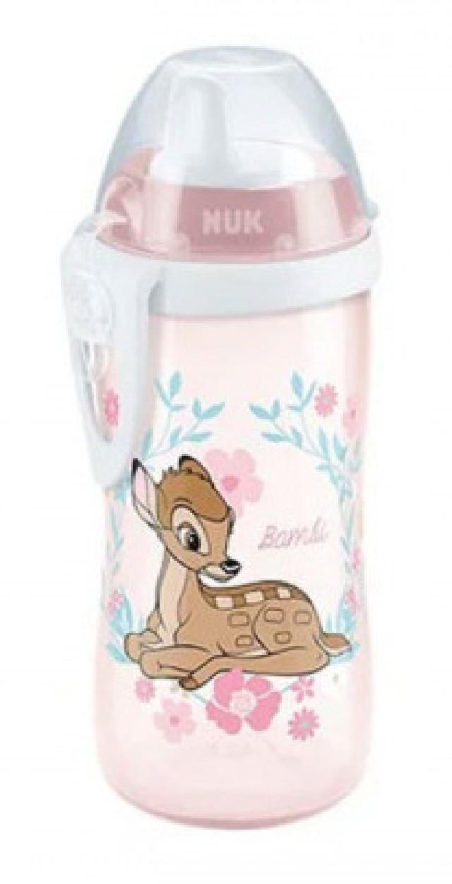 Nuk First Choice Kiddy Cup Disney Pink Παγουράκι με Σκληρό Ρύγχος Ροζ Κατάλληλο για Παιδιά Ηλικίας 12+ Μηνών 300ml