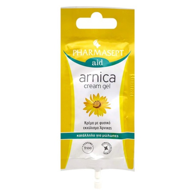 Pharmasept Arnica Cream Gel Κρέμα Με Φυσικό Εκχύλισμα Άρνικας Κατάλληλο Για Μώλωπες 15ml