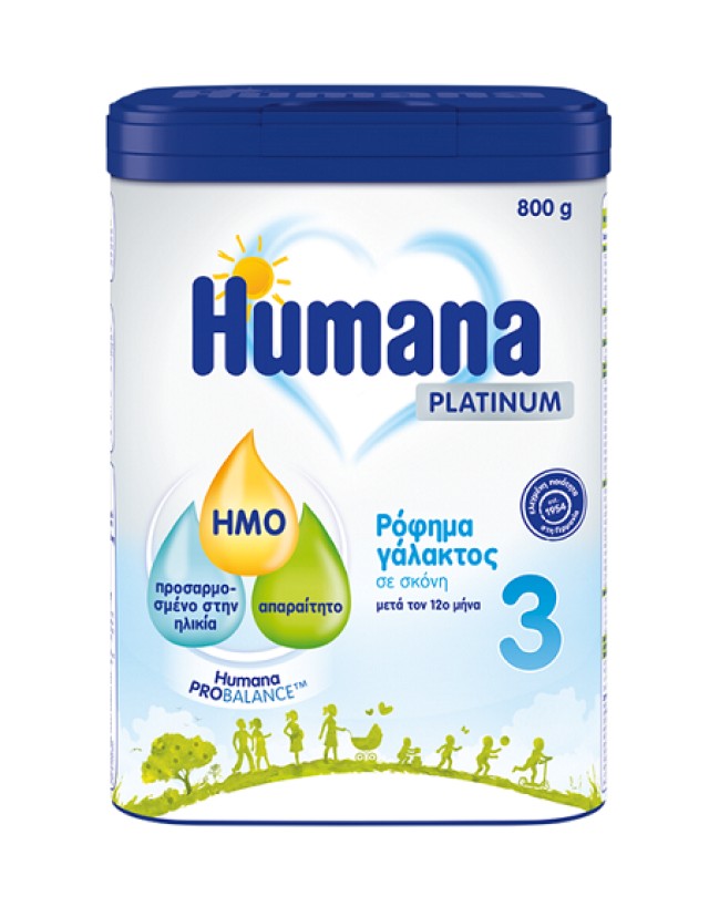 Humana Platinum  My Pack Νο3  Βρεφικό Γάλα Σε Σκόνη 12m+ 800gr