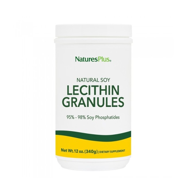 Natures Plus Lecithin Granules Συμπλήρωμα Διατροφής με Λεκιθίνη 340gr