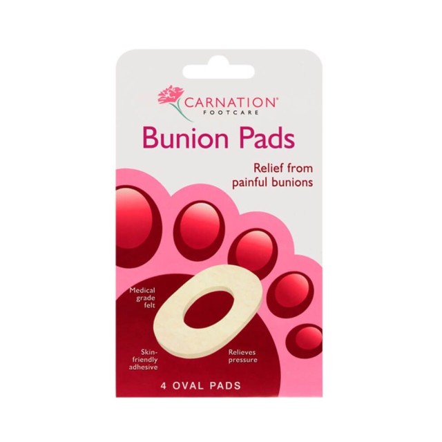 Vican Carnation Bunion Pads Προστατευτικά Αυτοκόλλητα Δαχτύλων 4 τεμ