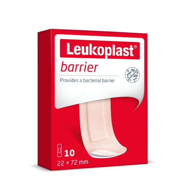 Leukoplast Barrier, Αδιάβροχα Αυτοκόλλητα Επιθέματα 22x72mm 10τμχ