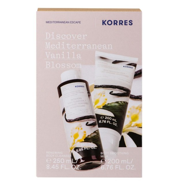 Korres Promo Pack Αφρόλουτρο Άνθη Βανίλιας 250ml & Ενυδατικό Γαλάκτωμα Σώματος 200ml