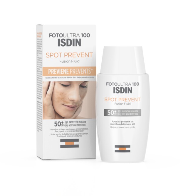 Isdin Foto Ultra 100  Spot Prevent Fusion Fluid Αντηλιακό Προσώπου SPF 50+ 50ml