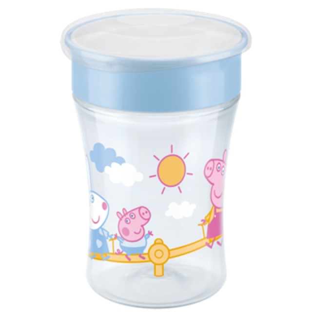 Nuk Magic Cup 230ml 8m+ Peppa The Pig Γαλαζιο 1τμχ