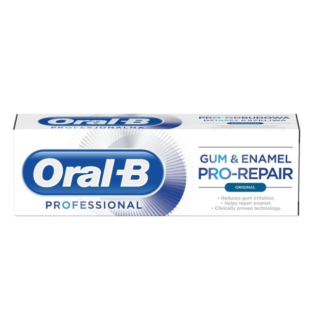 Oral-B Professional Gum & Enamel Pro-Repair Original μειώνει τους Ερεθισμούς στα Ούλα 75ml