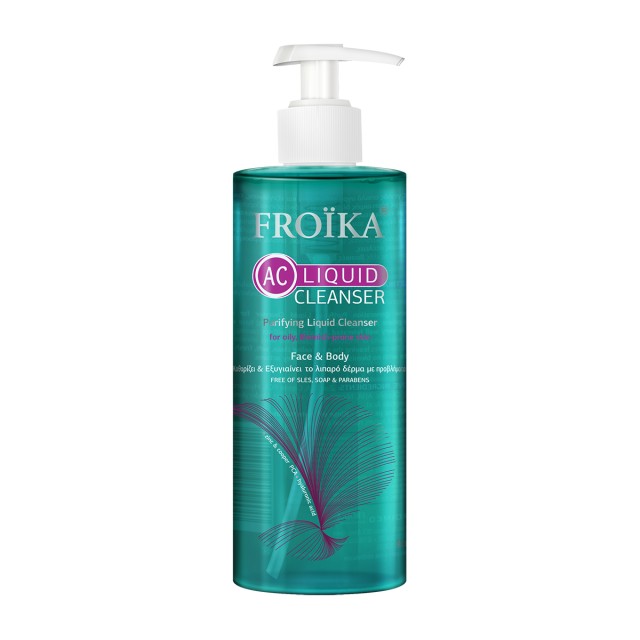 Froika Ac Liquid Cleanser Αφρίζον Gel Καθαρισμού 400ml