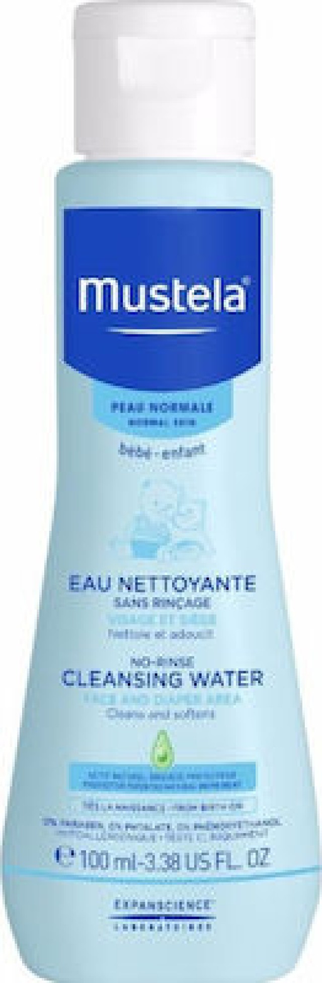 Mustela No Rinse Cleansing Water, Νερό Καθαρισμού χωρίς Ξέβγαλμα 100ml