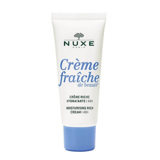 Nuxe Creme Fraiche Moisturising Cream Rich 24ωρη Ενυδατική Κρέμα Προσώπου για Ξηρές Επιδερμίδες 30ml