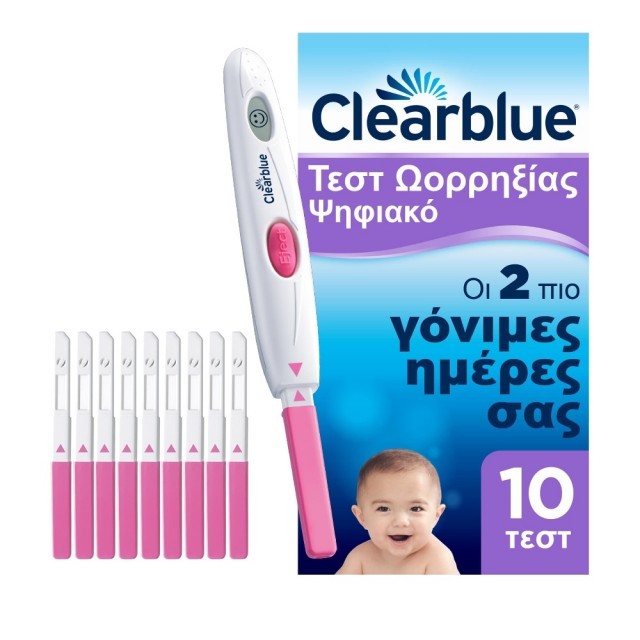 Clearblue Τεστ Ωορρηξίας Ψηφιακό 10τμχ