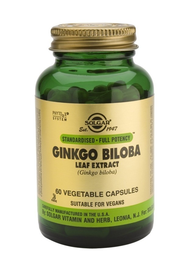 SOLGAR SFP GINKGO BILOBA VEGICAPS 60S