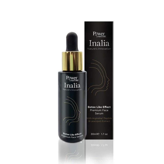 Power of Nature Inalia Botox Like Effect Premium Face Serum Αντιρυτιδικός Ορός Προσώπου 30ml