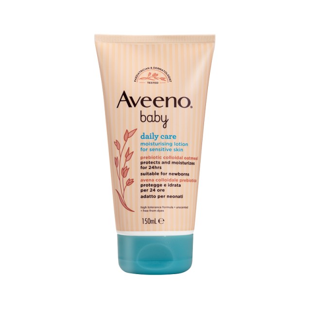 Aveeno Baby Daily Care Moisturising Lotion Καθημερινή Ενυδατική Λοσιόν για Μωρά 150ml