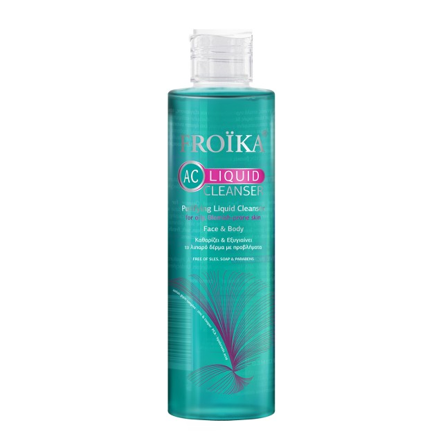 Froika Ac Liquid Cleanser Αφριζον Gel Καθαρισμού 200ml