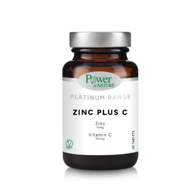 Power of Nature Platinum Range Zinc Plus C 30 ταμπλέτες