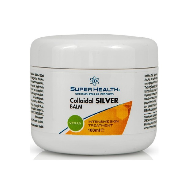 Super Health Colloidal Silver Balm Φυσική Αντισηπτική Κρέμα με Κολλοειδή Άργυρο, 100ml