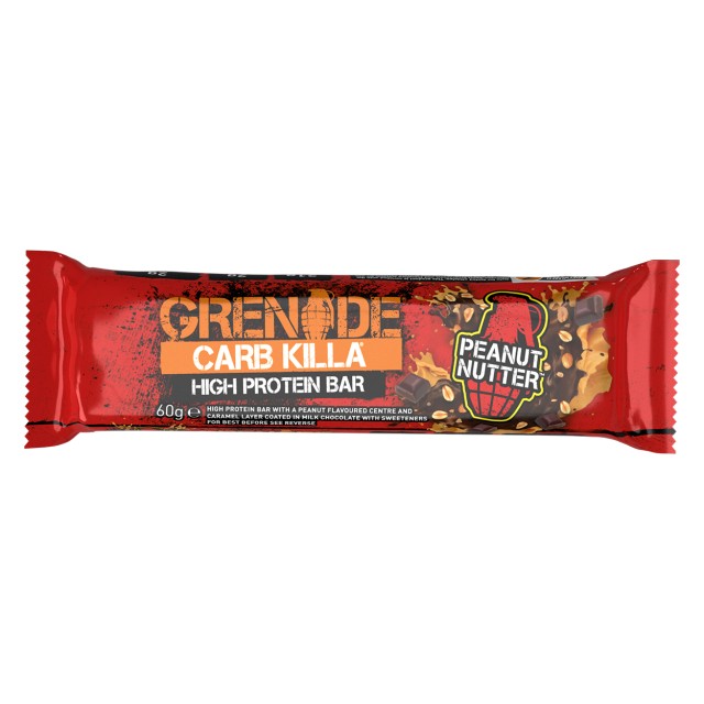 GRENADE Carb Killa Μπάρα Υψηλής Πρωτεΐνης Peanut Nutter 60gr