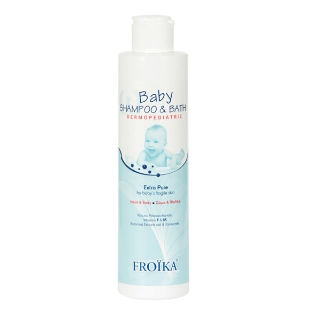 Froika Baby Shampoo & Bath Αγνό Σαμπουάν για το Εύθραυστο Δέρμα του Μωρού 200ml