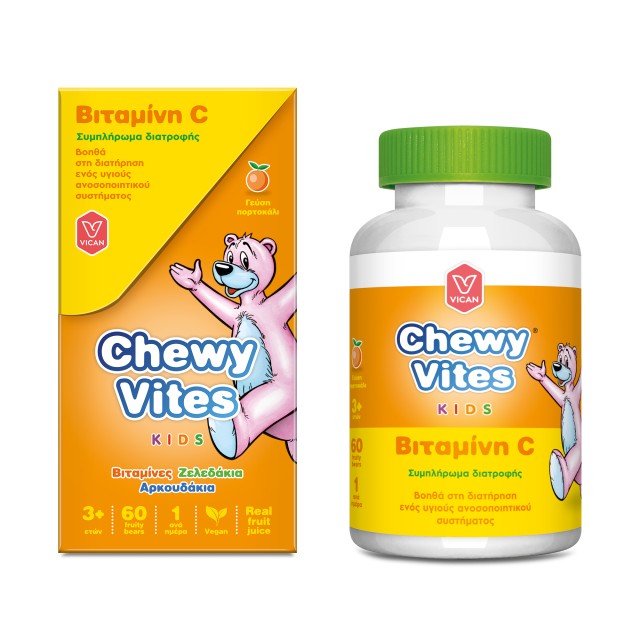 Vican Chewy Vites Vitamin C Παιδικές βιταμίνες 60 Ζελεδάκια