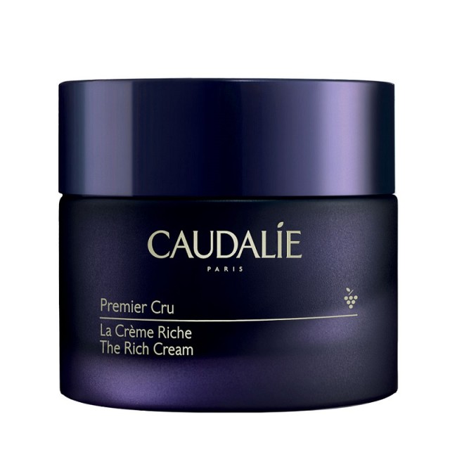 Caudalie Premier Cru La Creme Rich 24ωρη Ενυδατική & Αντιγηραντική Κρέμα Προσώπου για Ξηρές Επιδερμίδες 50ml