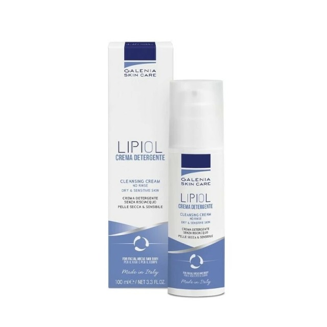 Galenia Skin Care Lipiol Crema Detergente Κρέμα Καθαρισμού Προσώπου-Ντεμακιγιάζ 100ml