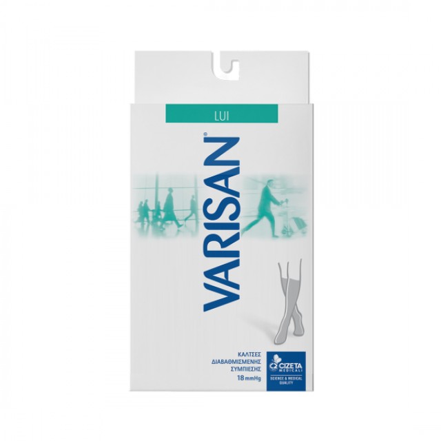 Varisan Lui 561 Κάλτσες Διαβαθμισμένης Συμπίεσης 18 mmHg Blu No3 (44-46)