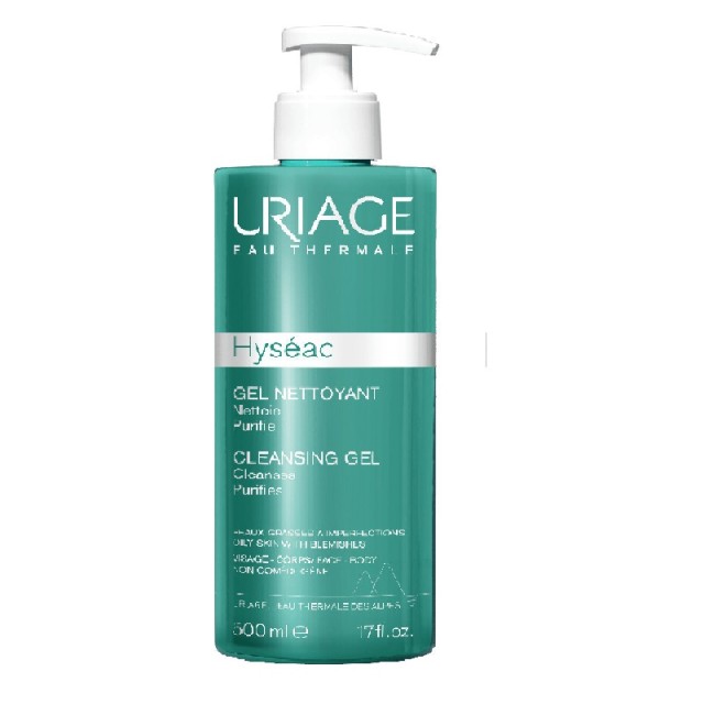 Uriage Gel Καθαρισμού Hyseac για Λιπαρές Επιδερμίδες 500ml