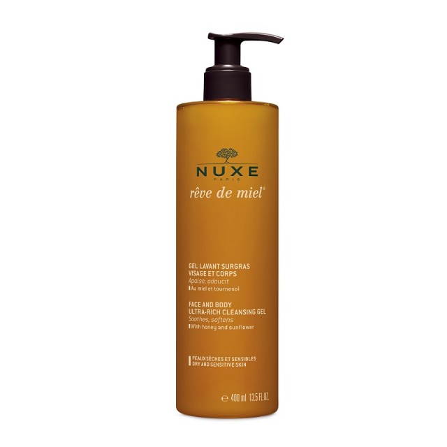 Nuxe Rêve de Miel Gel Lavant Visage et Corps - Gel Καθαρισμού για Σώμα & Πρόσωπο 400ml