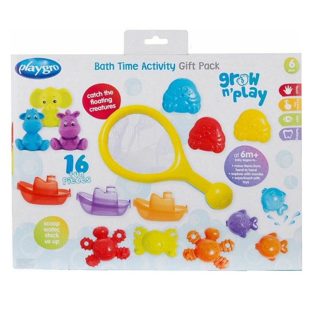 Playgro Bath Time Activity Gift Pack Fully Sealed Παιχνίδια Μπάνιου 6m+