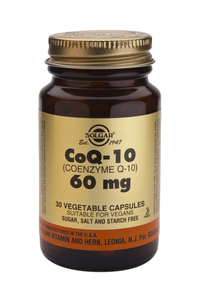 SOLGAR COENZYME Q-10  60mg veg.caps 30s 