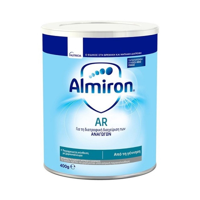 Nutricia Αντιαναγωγικό Γάλα σε Σκόνη Almiron AR 0m+ 400gr