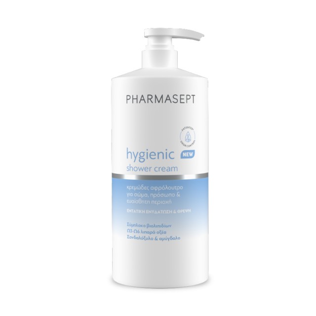 Pharmasept Hygienic Shower Cream Κρεμώδες Αφρόλουτρο 1L