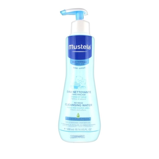 Mustela Cleansing Water Νερό Καθαρισμού για Πρόσωπο & Περιοχή της Πάνας 300ml