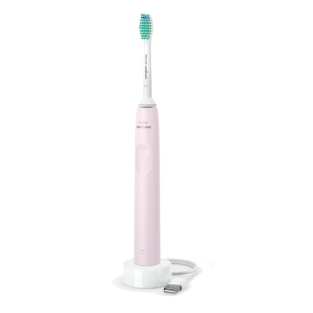 Philips Sonicare Series 2100 Ηλεκτρική Οδοντόβουρτσα σε Ροζ Χρώμα, (HX3651/11) 1τεμ