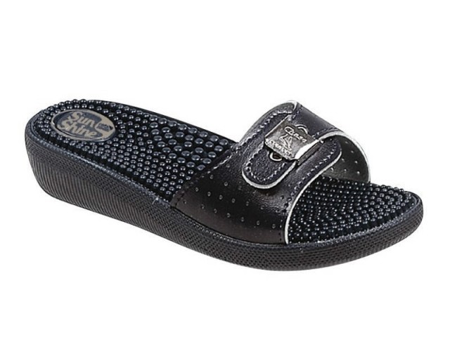 Sunshine anatomic womens flip flops Black N38 (800M)