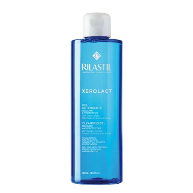 Rilastil Xerolact Cleansing Gel Καθαριστικό Τζελ για Ξηρή και Πολύ Ξηρή Επιδερμίδα 400ml