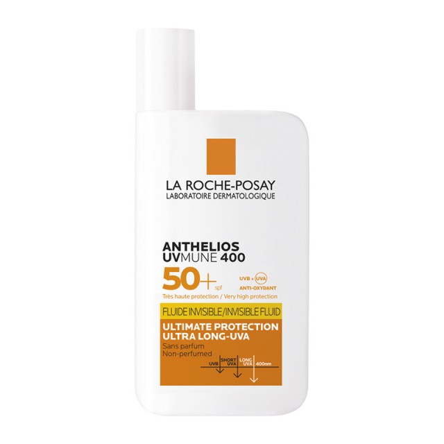 La Roche Posay Anthelios UVMUNE400 SPF50+ Invisible Fluid χωρίς Άρωμα 50ml