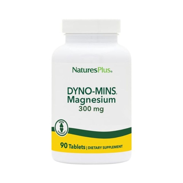 Natures Plus Bone Support Dyno-Mins Magnesium 300mg 90 ταμπλέτες